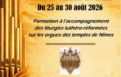 Stage d'orgue à Nîmes