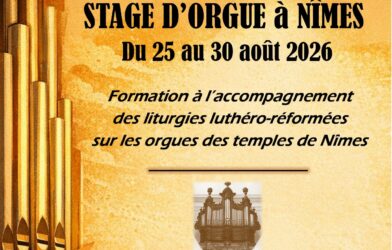 Stage d&rsquo;orgue à Nîmes